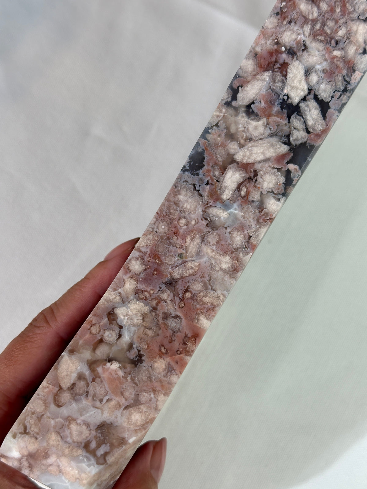 Slab #FAS2 Blue Banded Flower Agate Slab