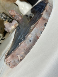 Slab #FAS2 Blue Banded Flower Agate Slab