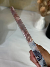 Slab #FAS3 Blue Banded Flower Agate Slab