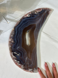 Slab #FAS5 Blue Banded Flower Agate Slab