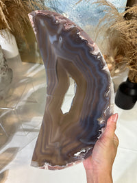 Slab #FAS5 Blue Banded Flower Agate Slab