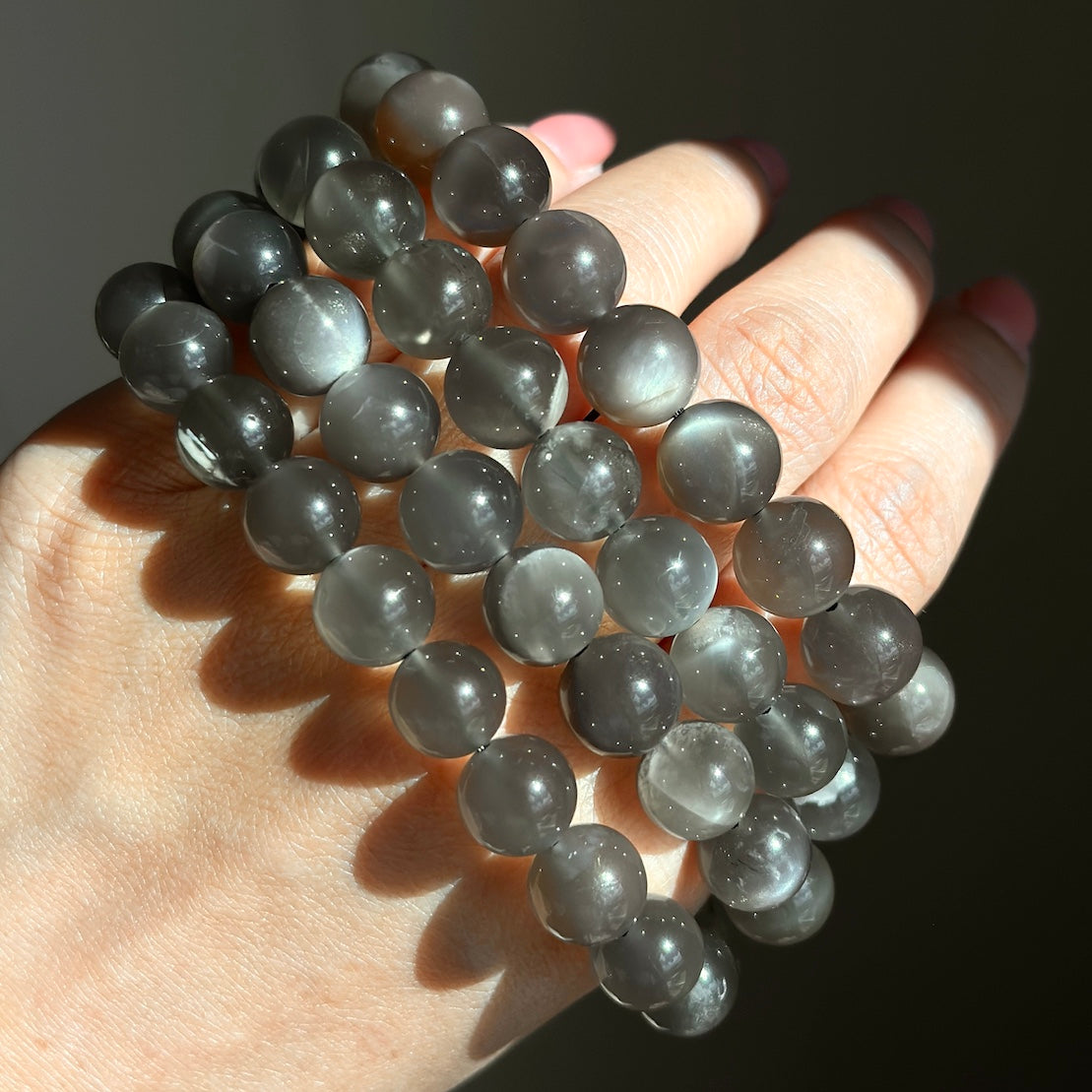 Gray Moonstone Bracelet