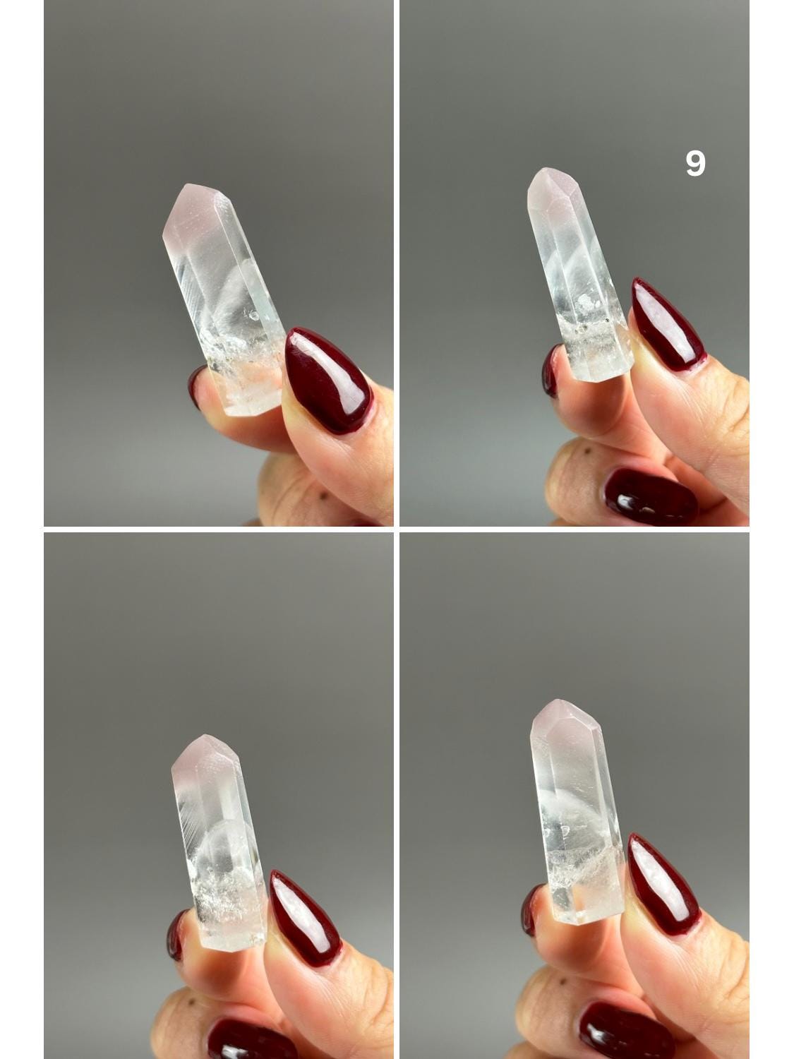 Polished Pink Lithium Quartz Mini Tower Point - Brazil