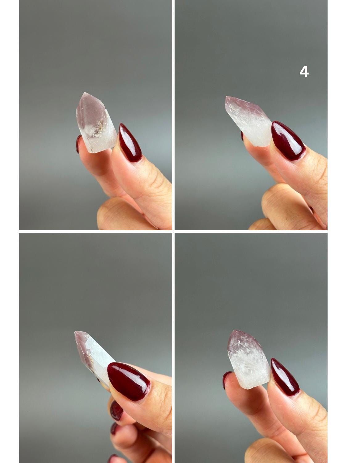 Polished Pink Lithium Quartz Mini Tower Point - Brazil