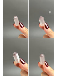 Polished Pink Lithium Quartz Mini Tower Point - Brazil