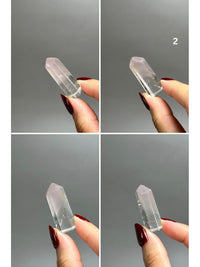 Polished Pink Lithium Quartz Mini Tower Point - Brazil