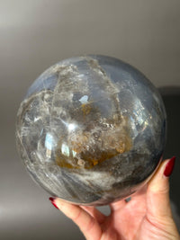 Large Blue Rose Quartz 4.75" Sphere - InterstellarHawaii