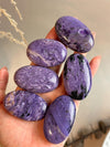High Quality Charoite Palmstone, Purple Charoite Palm, Medium Pocket Stone 2" - CHOOSE YOUR PIECE