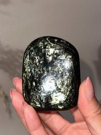 Rare Russian Mineral Tetraphlogopite Palm Stone Tetra Flogopite Palmstone Pocket Stone Gift for Crystal Collector #2