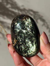 Rare Large Tetraphlogopite Palm Stone Russian Mineral Specimen #1