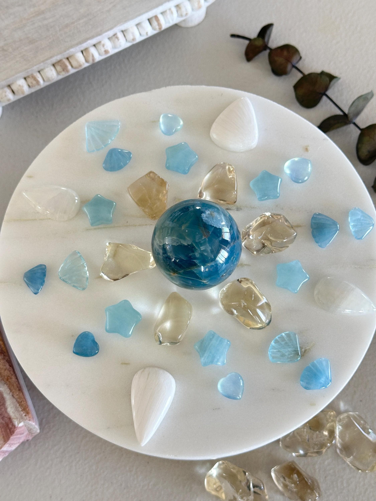 Natural Citrine Tumble Stone: Brazil Pocket Palmstone for Manifestation