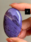 High Quality Charoite Palmstone, Purple Charoite Palm, Medium Pocket Stone 2" - CHOOSE YOUR PIECE