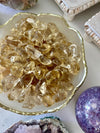 Natural Citrine Tumble Stone: Brazil Pocket Palmstone for Manifestation