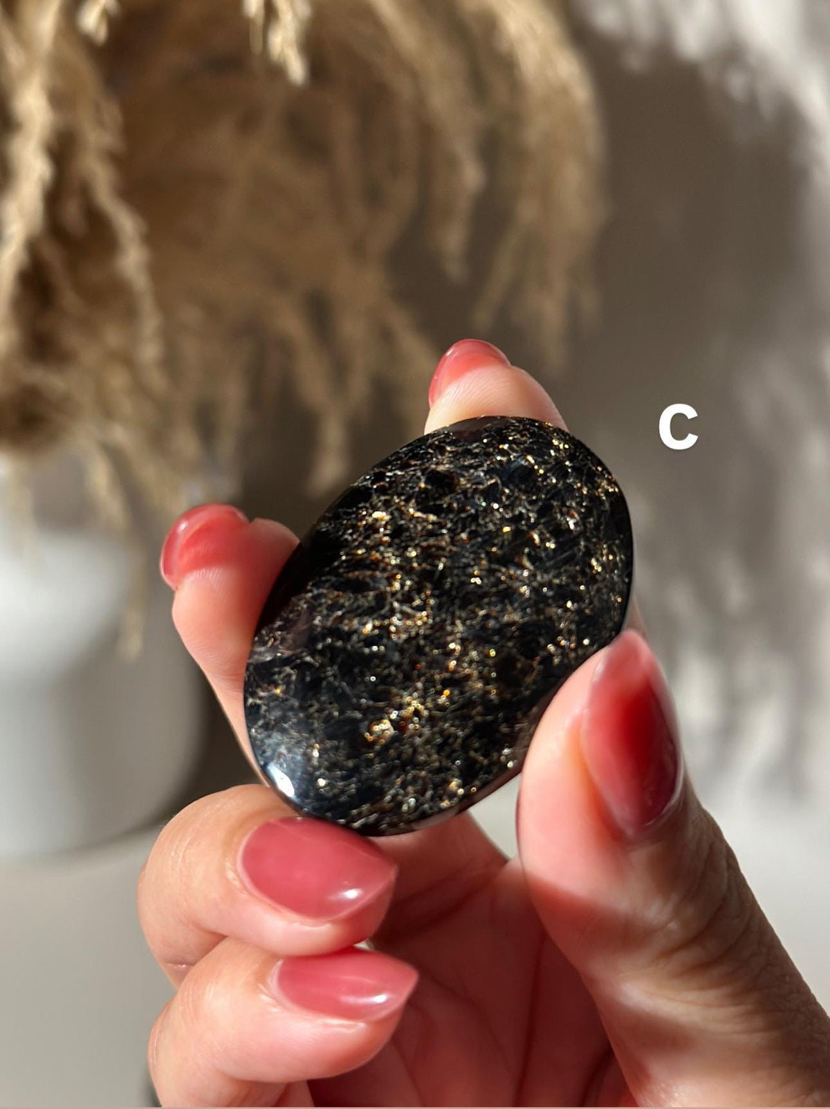 Rare Russian Mineral Tetraphlogopite Palm Stone Tetra Flogopite Palmstone Pocket Stone Gift for Crystal Collector | CHOOSE YOUR PIECE