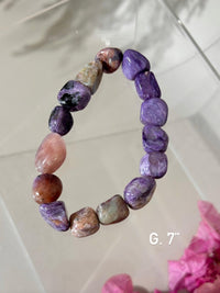 Charoite Bracelet | Choose Your Exact Bracelet | Genuine Russian Purple Charoite Crystal | Calming