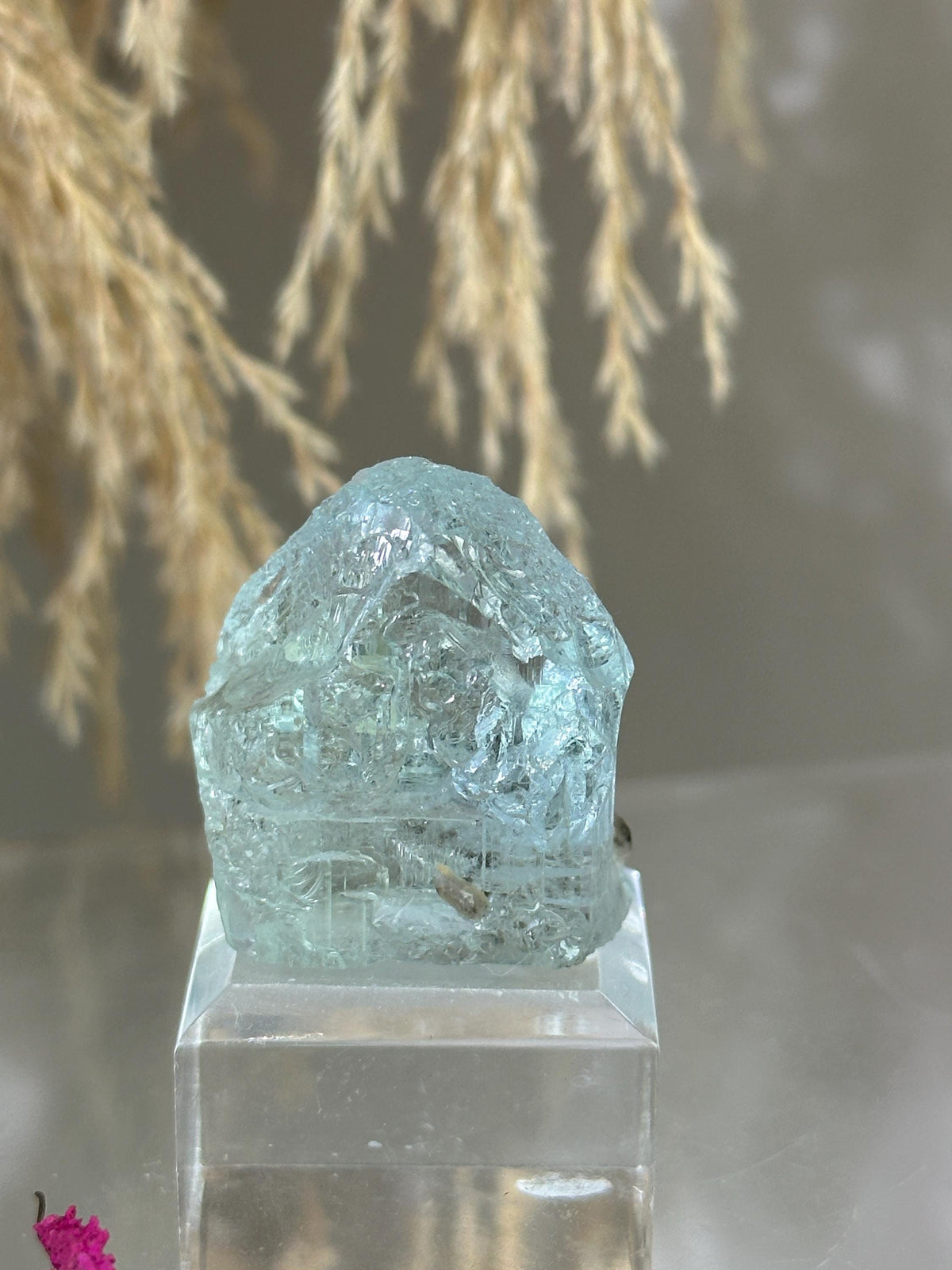 Gorgeous Blue Topaz with Muscovite from Padre Paraíso, Brazil | Raw Mineral Specimen with Natural Etching #3