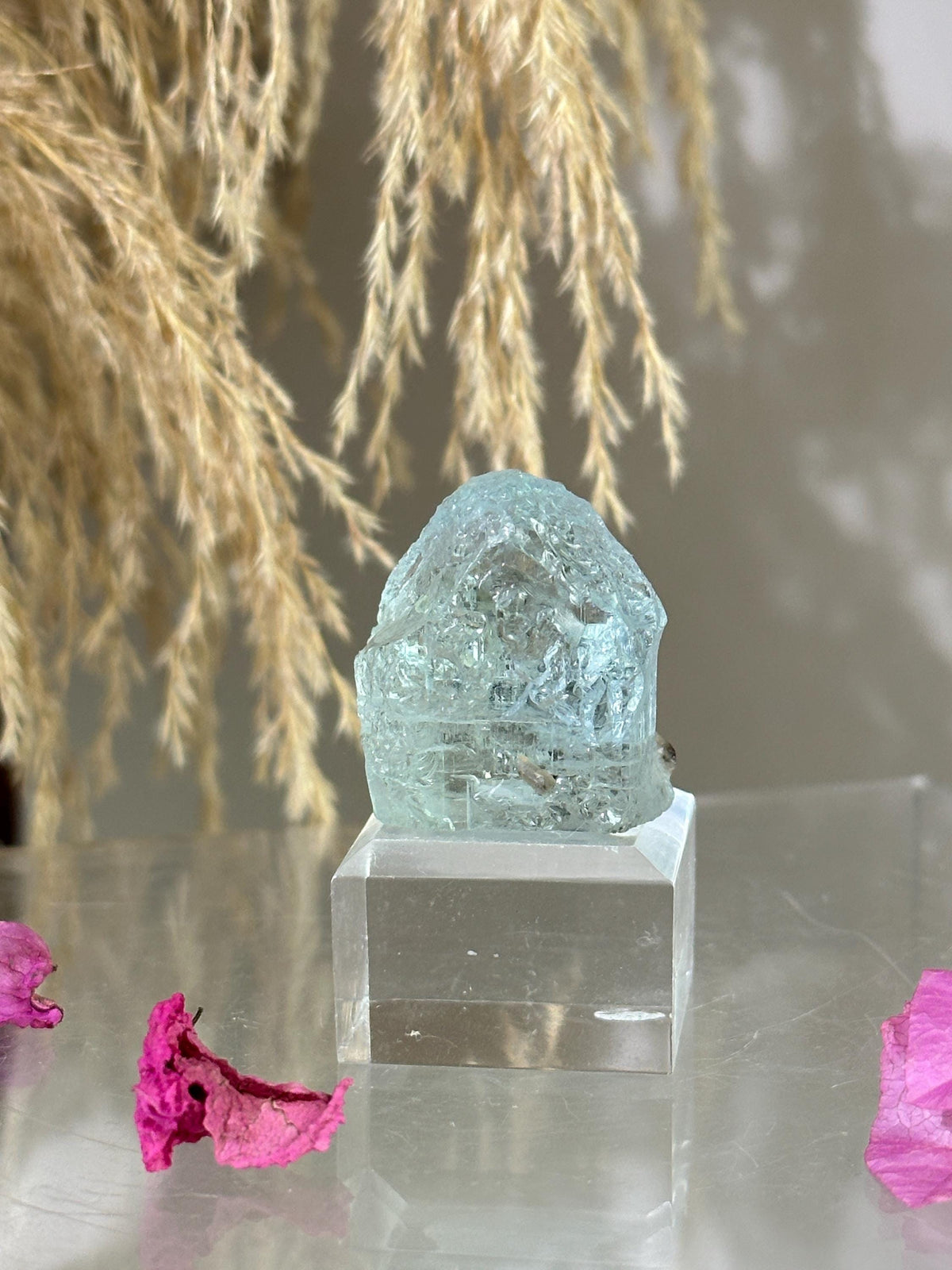 Gorgeous Blue Topaz with Muscovite from Padre Paraíso, Brazil | Raw Mineral Specimen with Natural Etching #3