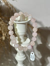 Gemmy Peachy Pink Morganite Bracelet, Heart Chakra Crystal, Crystal Jewelry