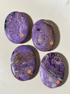 Large Charoite Palmstone Pocket Stone 3" - CHOOSE YOUR PIECE