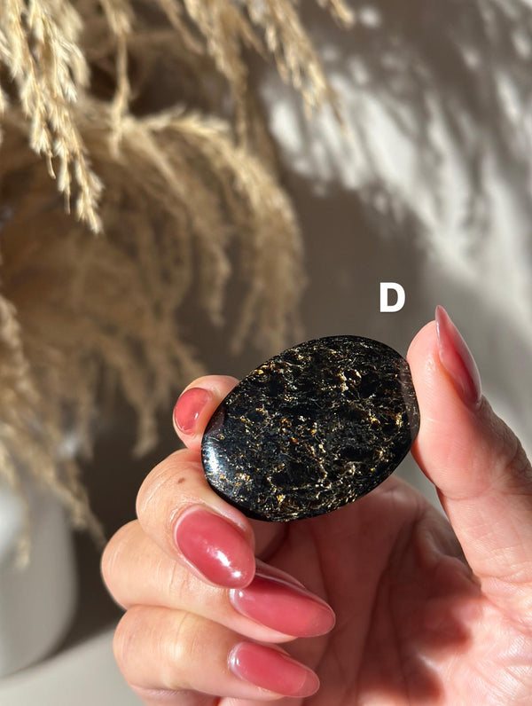 Rare Russian Mineral Tetraphlogopite Palm Stone Tetra Flogopite Palmstone Pocket Stone Gift for Crystal Collector | CHOOSE YOUR PIECE