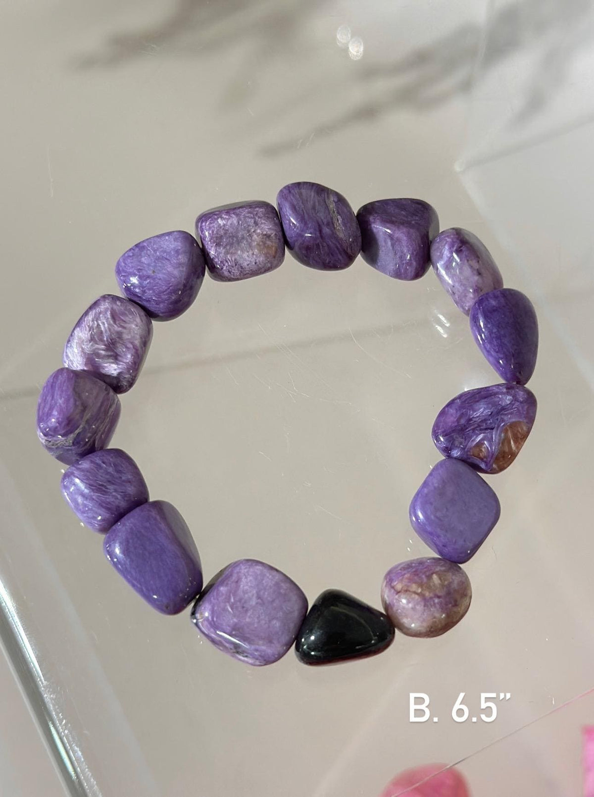 Charoite Bracelet | Choose Your Exact Bracelet | Genuine Russian Purple Charoite Crystal | Calming