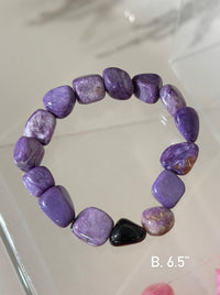 Charoite Bracelet | Choose Your Exact Bracelet | Genuine Russian Purple Charoite Crystal | Calming