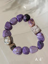 Charoite Bracelet | Choose Your Exact Bracelet | Genuine Russian Purple Charoite Crystal | Calming