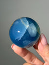 Blue Calcite Sphere: Argentinian Onyx Aquatine Crystal | Choose Your Piece