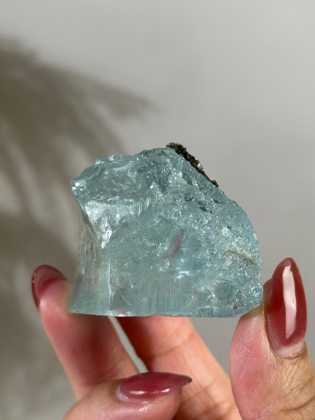 Gemmy Blue Topaz Mineral Specimen with Muscovite, Padre Paraiso, Brazil Crystal | Crystal Collector Home Decor #2