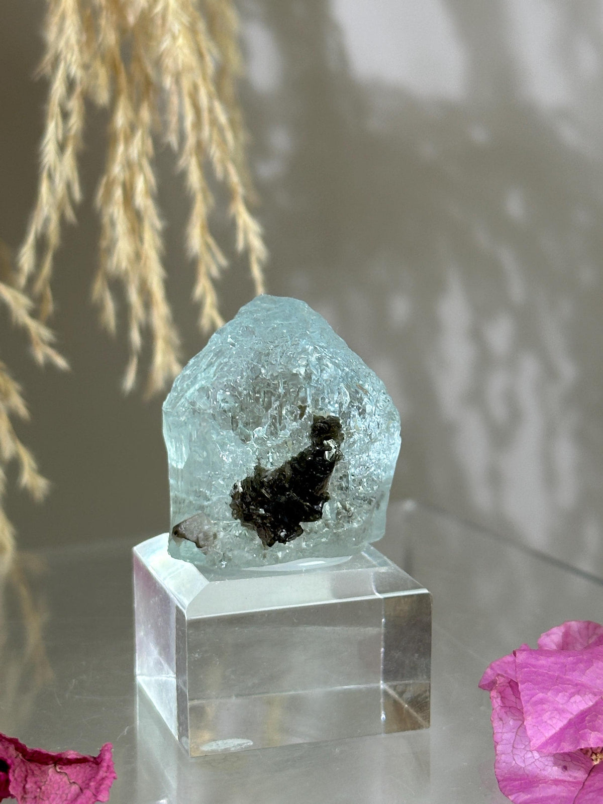 Gorgeous Blue Topaz with Muscovite from Padre Paraíso, Brazil | Raw Mineral Specimen with Natural Etching #3