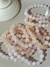 Gemmy Peachy Pink Morganite Bracelet, Heart Chakra Crystal, Crystal Jewelry