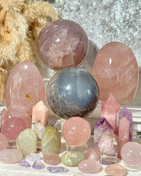 Large Blue Rose Quartz 4.75" Sphere