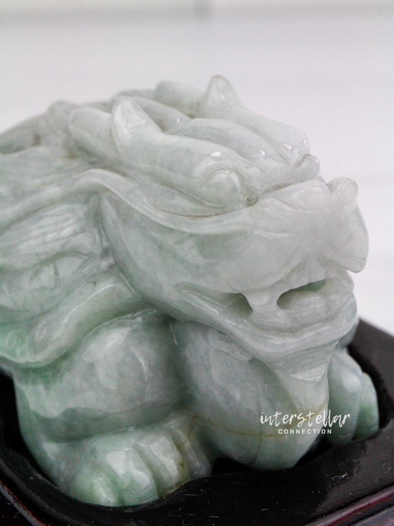 Jade Dragon-Turtle carving