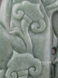 Burmese Jade Quan Yin Carving 100% Natural #J41