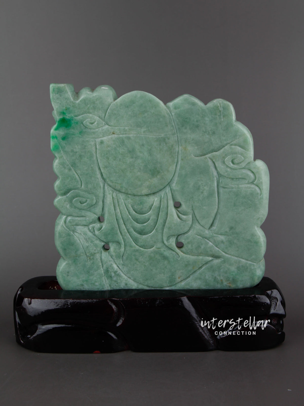 Burmese Jade Quan Yin Carving 100% Natural #J41
