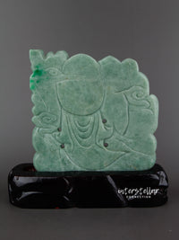 Burmese Jade Quan Yin Carving 100% Natural #J41