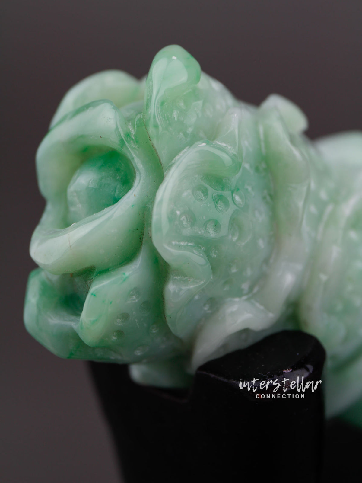 Burmese Jade Flower Carving 100% Natural #J27