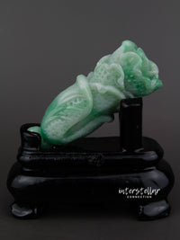Burmese Jade Flower Carving 100% Natural #J27
