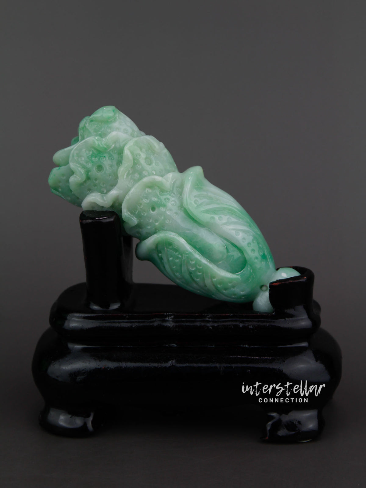 Burmese Jade Flower Carving 100% Natural #J27