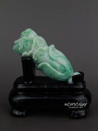 Burmese Jade Flower Carving 100% Natural #J27