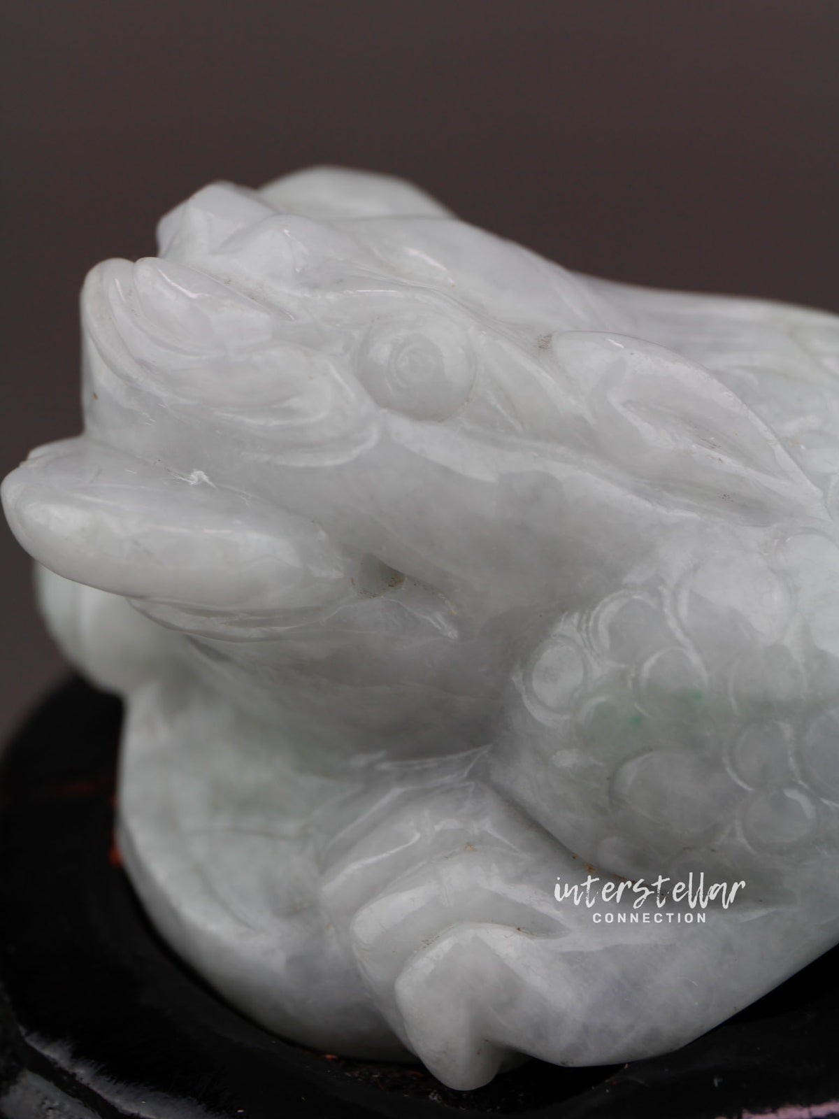 Burmese Jade 3 Legged Lucky Toad Carving 100% Natural #J23
