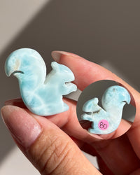 Larimar Carving