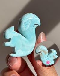 Larimar Carving