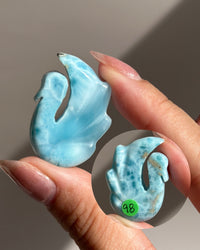 Larimar Carving
