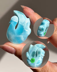 Larimar Carving