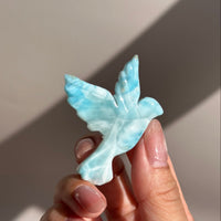 Larimar Carving