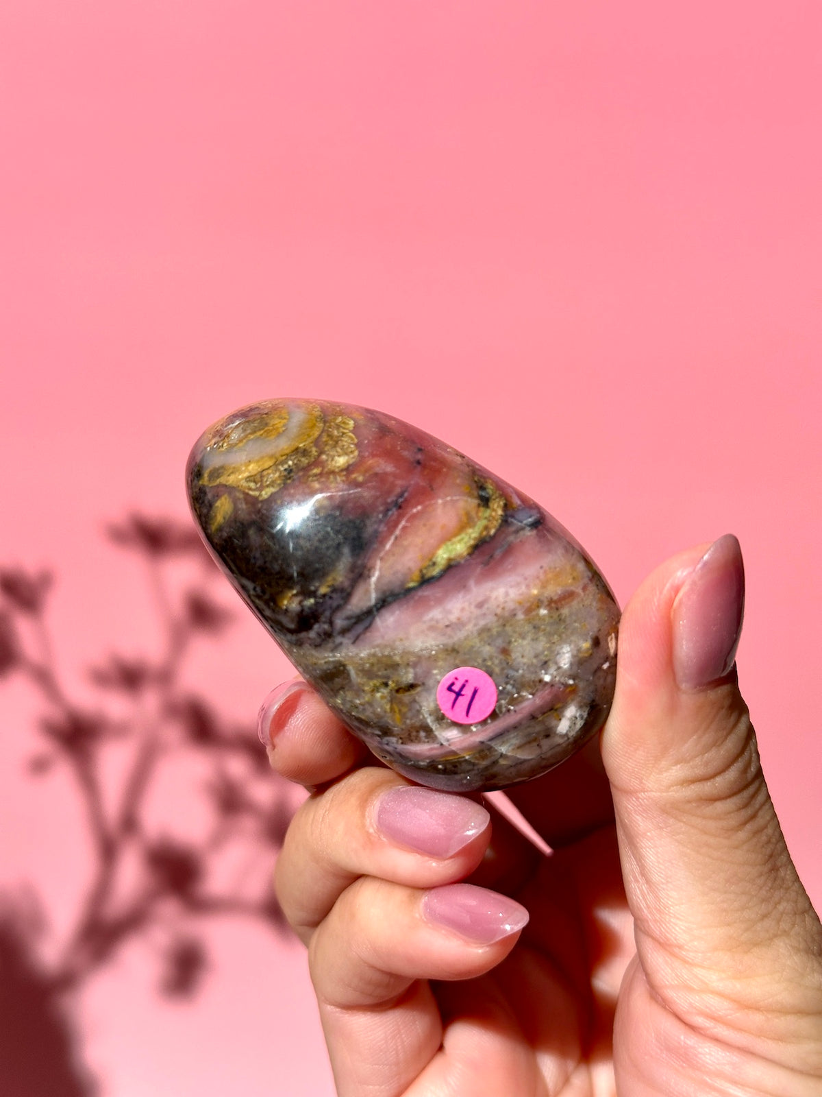 Pink Strawberry Peruvian Opal Palm - Option K