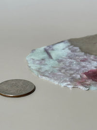 Pink Tourmaline Lepidolite Slice