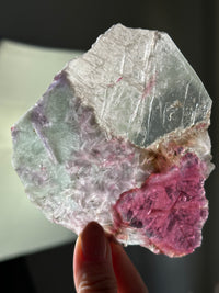 Pink Tourmaline Lepidolite Slice