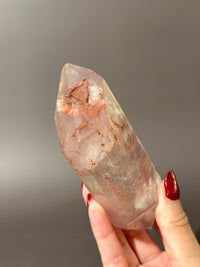 Pink Lithium DT on Silver Custom Stand